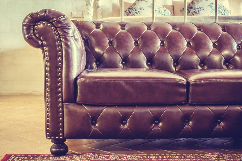 Canapé Chesterfield cuir