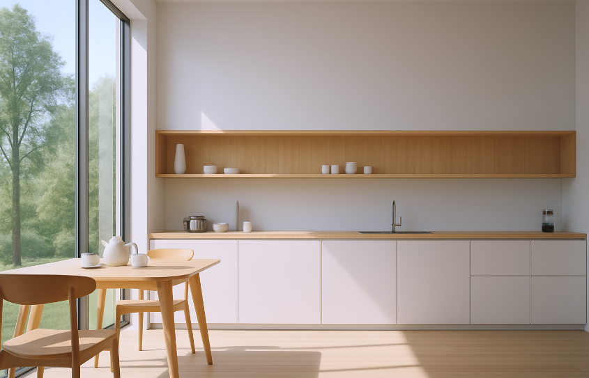 Cuisine moderne style scandinave